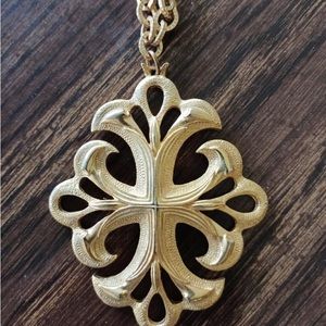 Vintage Gold tone Maltese Cross.